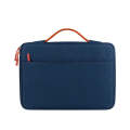 ND02S Adjustable Handle Waterproof Laptop Bag, Size: 14.1-15.4 inches(Navy Blue)