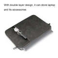 ND01DZ Double Layer Waterproof Laptop Liner Bag, Size: 14.1-15.4 inches(Light Gray)