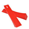 Portable Non-slip Barbell Silicone Protective Gasket Change Film Barbell Plate Protector(Red)