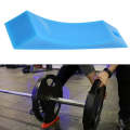 Portable Non-slip Barbell Silicone Protective Gasket Change Film Barbell Plate Protector(Blue)