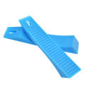 Portable Non-slip Barbell Silicone Protective Gasket Change Film Barbell Plate Protector(Blue)