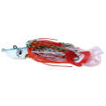 HENGJIA JIG Fish Head Beard Lead Hook, Specification: 60G(No. 4)