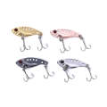 1 Set HENGJIA VIB013 Metal VIB Fake Bait Electroplated Hard Bait, Specification: 4cm 7g(4 Colors)