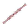 Dual-Purpose Spring Arm Force Massage Stick Muscle Relaxation Roller(Light Pink)