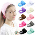2pcs Sports Yoga Double-layer Confinement Headscarf Sweat-absorbing Anti-slip Headband(Rose Red)