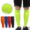 Sports Outdoor Basketball Ride Honeycomb Anti -Collision Leg Protection XL (Orange)