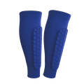 Sports Outdoor Basketball Ride Honeycomb Anti -Collision Leg Protection L (Blue)