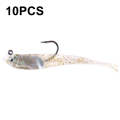 10 PCS HENGJIA 7cm 5g Fork Tail Pack Fish Sea Fishing Tools Luya Bait(2)