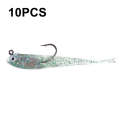 10 PCS HENGJIA 7cm 5g Fork Tail Pack Fish Sea Fishing Tools Luya Bait(4)