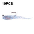 10 PCS HENGJIA 7cm 5g Fork Tail Pack Fish Sea Fishing Tools Luya Bait(5)