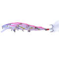 HENGJIA MI113 11.5cm 15.7g Sea Fishing Crank Lure Swing With Feather Hook(C)