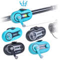LEO 28152 Sea Rod Sound and Light Alarm Fishing Rod Prompt Alarm, Style: Turntable Black
