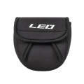 LEO 27918 Slotted Spinning Fishing Wheel Bag Fishing Carrier Protection Soft Cover, Size: Medium