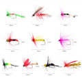 100 PCS LEO 27955 Flying Fishing Imitation Butterfly Iconing Fish Hook