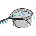 LEO 27560 Hanging Plastic Flying Fishing Handwriting Net Single Section Fish Net(Black)