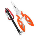 Lure Fishing Pliers Hook Picker Lure Pliers + Anti-lost Rope(Orange)