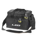 LEO 28048 Thickening Square Road Sub Bag Bait Wheel Fishing Gear Bag(Black)
