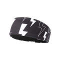 Sports Sweatband Fitness Antiperspirant Headband, Size: Lightning Black