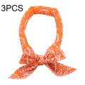 3 PCS Summer Cooling Bandana Neck Wraps Scarf For Women Men Kids Pet, Color: Yellow Leaves