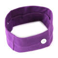 3 PCS Stretch Button Yoga Headband Can Hang Mask(Black)