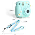 CAIUL Daisy Camera Silicone Case Protective Soft Case For FUJIFILM Instax Mini7+(Blue)