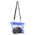 SLR Digital Camera Waterproof Bag Swimming Pool Drifting Camera Waterproof Case(Blue)
