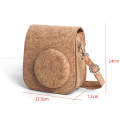 Cork Camera Bag Shoulder Bag Digital Photography Leather Case For FUJIFILM Instax Mini 11
