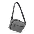 Portable Waterproof Photography SLR Camera Messenger Bag, Color: 3L Light Gray