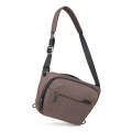 Portable Waterproof Photography SLR Camera Messenger Bag, Color: 3L Coffee Brown