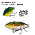 3 PCS PROBEROS DW1044 4.5cm/8.5g Lure Fake Bait Iconic Plastic VIB Hard Bait(B)