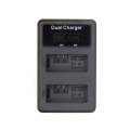 LP-E5 LCD Vertical Dual Charge SLR Camera Battery Charger