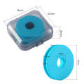2 PCS Convenient Fishing Line Main Line Box Fishing Gear Supplies, Style: 2 Axle Box With Foam Axle