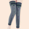 1pair Anti-Slip Compression Straps Keep Warm And Lengthen Knee Pads, Size: S(Warm Green)