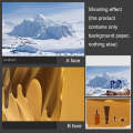 3D Double-Sided Matte Photography Background Paper(Snow Mountain+Desert)