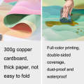 3D Double-Sided Matte Photography Background Paper(Powder Makeup Jade Masonry)