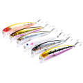 5 PCS M0205 9.6cm/9.8g Minnow Bionic Fake Bait Plastic Floating Hard Bait(1)