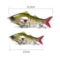 10g/8.5cm Long Casting Slow Sinking Spinning Multi-section Sea Fishing Freshwater Lures(03)