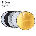 Selens  5 In 1 (Gold / Silver  / White / Black / Soft Light) Folding Reflector Board, Size: 110cm...