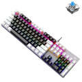 ZIYOU LANG K1 104 Keys Office Punk Glowing Color Matching Wired Keyboard, Cable Length: 1.5m(Blac...