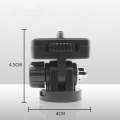 2 PCS 180 Degree Rotating Plastic Ball Head Mount for DSLR Camera Fill Light Tripod