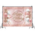 MDN12138 1.5m x 1m Rose Golden Balloon Birthday Party Background Cloth Photography Photo Pictoria...