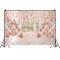 MDU05525 1.5m x 1m Rose Golden Balloon Birthday Party Background Cloth Photography Photo Pictoria...