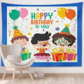 Happy Birthday Photo Backdrop Party Decoration Tapestry, Size: 200x150cm(GT56-4)