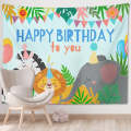 Happy Birthday Photo Backdrop Party Decoration Tapestry, Size: 230x150cm(GT56-5)