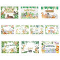 MDM07470 1.5m x 1m Animal Forest Cartoon Birthday Party Banquet Decoration Photo Background Cloth