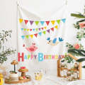GT282 Birthday Background Cloth Party Scene Arranges Children Photos, Size: 150x200cm Velvet Clot...