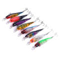 HENGJIA JM010 9cm 7g 2 Sections Bionic Bait With Beads Diving Mino Fake Bait(4)