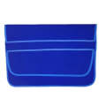 15 Inch Neoprene Laptop Lining Bag Horizontal Section Flap Clutch Bag(Blue)