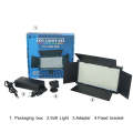 E600 RGB Color 40W 3200K-5600K LED Flat Panel Lights Live Broadcast Fill Light,EU Plug