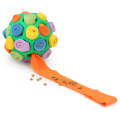DM202206 Pet Sniffing Ball Dog Hidden Food Ball Sniffing Educational Toys(Green Ball Rainbow)